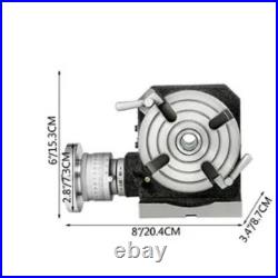 MT-2 Rotary Table 4/6in 4-Slot Horizontal Vertical Dividing for Milling Machine MT-2 Rotary Table 4/6in 4-Slot Horizontal Vertical Dividing for Milling Machine