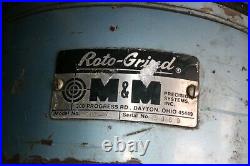 M&M Tool-Roto Grind Motorized Rotary 10 3/4 Table. Model 710-V