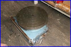 M&M Tool Roto Grind Motorized Rotary Table. Model 710-V 10 3/4 Inch Air