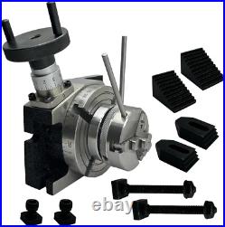MachEl Milling Indexing 4 (100 mm) Rotary Table Precision Horizontal Vertical MachEl Milling Indexing 4 (100 mm) Rotary Table Precision Horizontal Vertical