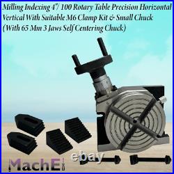 MachEl Milling Indexing 4 (100 mm) Rotary Table Precision Horizontal Vertical MachEl Milling Indexing 4 (100 mm) Rotary Table Precision Horizontal Vertical