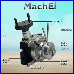 MachEl Milling Indexing 4 (100 mm) Rotary Table Precision Horizontal Vertical MachEl Milling Indexing 4 (100 mm) Rotary Table Precision Horizontal Vertical