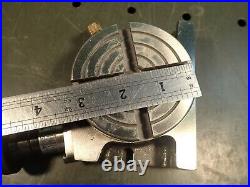 Micro-Mark 84755 3 Vertical & Horizontal Milling Rotary Table index to 1/20 deg