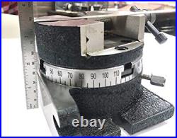Milling Indexing 4/ 100 MM Rotary Table With Round Vices & T Nut Bolts
