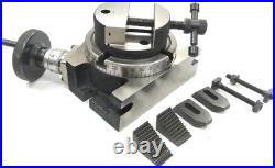 Milling Indexing 4/ 100 Mm Rotary Table Quality Precision Horizontal Vertical W