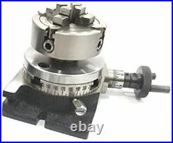Milling Indexing 4/ 100 Rotary Table & Small Chuck & Fixing T Nut Bolts