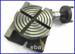 Milling Lathe Metal Work 4 / 100MM 4 SLOT ROTARY TABLE HORIZONTAL / VERTICAL