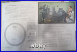 Moore Precision Rotary Table Model No. 2 in Mahogany Cabinet With Extras