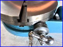 NICE! UNUSED PALMGREN 34105 10in VERTICAL / HORIZONTAL ROTARY TABLE