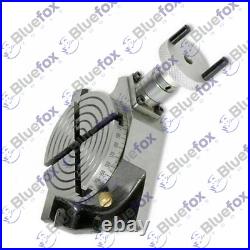 New 3 Inch (80 mm) Horizontal And Vertical Rotary Table 4 Slot Milling Machine