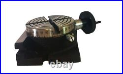 New Rotary Table 4 Inch 100 mm HV 4 Slots for Milling Machine inches USA New Rotary Table 4 Inch 100 mm HV 4 Slots for Milling Machine inches USA