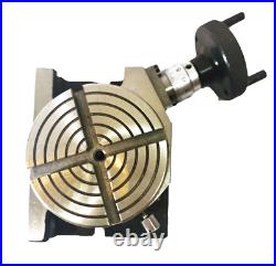 New Rotary Table 4 Inch 100 mm HV 4 Slots for Milling Machine inches USA New Rotary Table 4 Inch 100 mm HV 4 Slots for Milling Machine inches USA