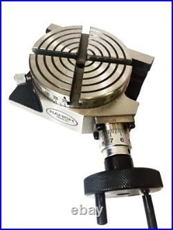 New Rotary Table 4 Inch 100 mm HV 4 Slots for Milling Machine inches USA New Rotary Table 4 Inch 100 mm HV 4 Slots for Milling Machine inches USA