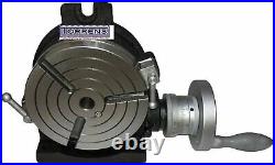 New Rotary Table 6/150 mm Horizontal Vertical three slot indexing dividing