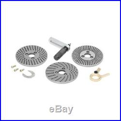 New Rotary Table 6/150 mm Kit Dividing Plate Set Tail Stock & Clamps For Fixing