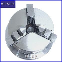 New Rotary Table Horizontal Vertical With 65mm 3 Jaw Lathe Chuck Backplate USA