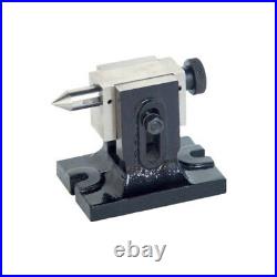 New Toolman Rotary Table 3/75mm 4jaw Chuck with Back Plate Tail Stock Clamp Set