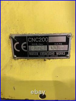 Nikken CNC200 CNC Rotary Table with 3 Jaw Chuck