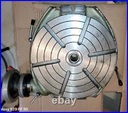 PHASE II 220-012 12 ROTARY TABLE Excellent with 4MT Center Hole + Manual