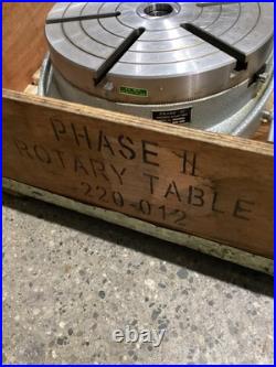 Phase II 220-012 Horizontal Rotary Table Used Phase II 220-012 Horizontal Rotary Table Used