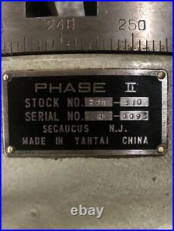 Phase II 221-310 10 Horizontal & Vertical Rotary Table