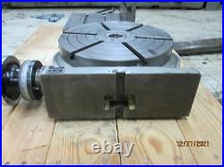 Phase II 221-312 12 Inch Horizontal/Vertical Rotary Table T Slotted
