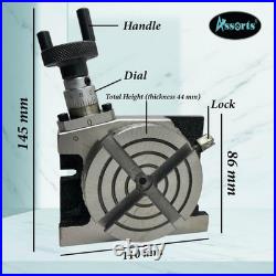 Precision 3 (75Mm) Mini Rotary Table Horizontal & Vertical Milling Tool with
