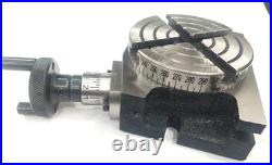 Precision 3 (75Mm) Mini Rotary Table Horizontal & Vertical Milling Tool with
