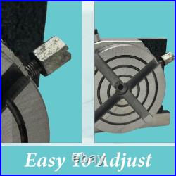 Precision 3 (75Mm) Mini Rotary Table Horizontal & Vertical Milling Tool with