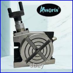 Precision 3 (75mm) Mini Rotary Table Horizontal & Vertical Milling Tool