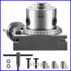 Precision 4'' Rotary Table for Milling Machines Horizontal Vertical Model with Precision 4'' Rotary Table for Milling Machines Horizontal Vertical Model with