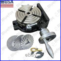 Precision 6 Horizontal Vertical Rotary Table 150mm + Dividing Index Plate Set