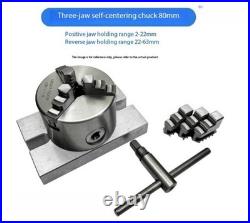 Precision Milling Rotary Table Horizontal Vertical Type Three-Jaw Chucks