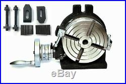 Precision Quality 6 Rotary Table With Indexing Plate Set & M8 Clamping Kit