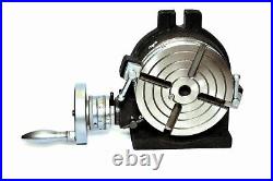 Precision Quality Hv6/150mm Rotary Table 4 Slot With 150mm Independent Chuck