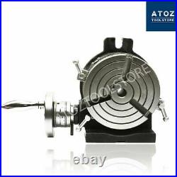 Precision Rotary Table 6 150mm 3 slots Heavy duty Milling Horizontal Vertical