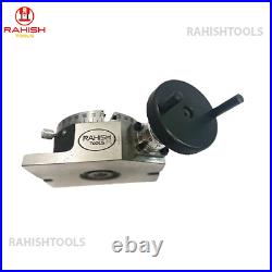 Precision Rotary Table Horizontal And Vertical 4 Inch With Clamping kit USA