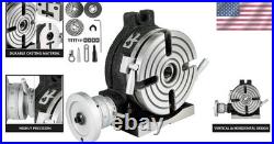 Precision Rotary Table MT-2 6 Inch Cast Iron for Horizontal & Vertical Milling
