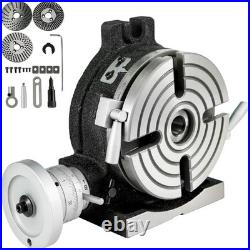Precision Rotary Table MT-2 6 Inch Cast Iron for Horizontal & Vertical Milling
