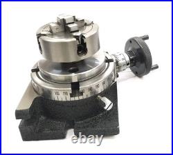 Quality Precision Horizontal Vertical Milling Indexing 4/ 100 Rotary Table w