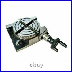 ROTARY TABLE 3 / 80mm WITH 50mm MINI SCROLL CHUCK & M6 CLAMPING KIT SET