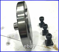 ROTARY TABLE 4/100mm WITH 100mm 3 JAW SELF CENTERING CHUCK & BACKPLATE
