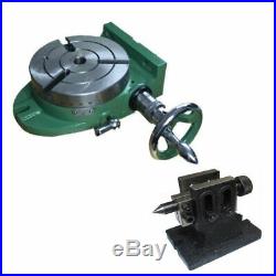 Rdg New 150mm 6 Green Rotary Table Horizontal Vertical + Tailstock Milling