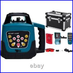 Red Beam Laser Level 360° Rotary Self-Leveling Horizontal & Vertical 500M