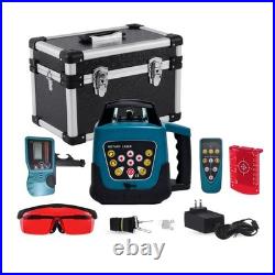 Red Beam Laser Level 360° Rotary Self-Leveling Horizontal & Vertical 500M