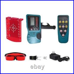 Red Beam Laser Level 360° Rotary Self-Leveling Horizontal & Vertical 500M