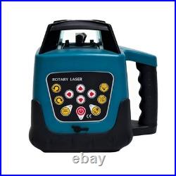 Red Beam Laser Level 360° Rotary Self-Leveling Horizontal & Vertical 500M
