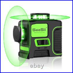 Rotary 8 Lines Green 360 Horizontal & Vertical Laser Level Measure Self-leveling
