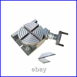 Rotary Table 100 mm 4 Inches Horizontal And Vertical With Center Square 1.5 Inch