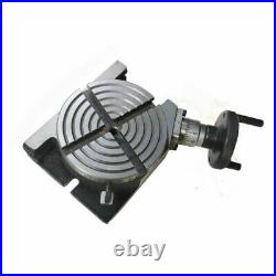 Rotary Table 100 mm 4 Inches Horizontal And Vertical With Center Square 1.5 Inch